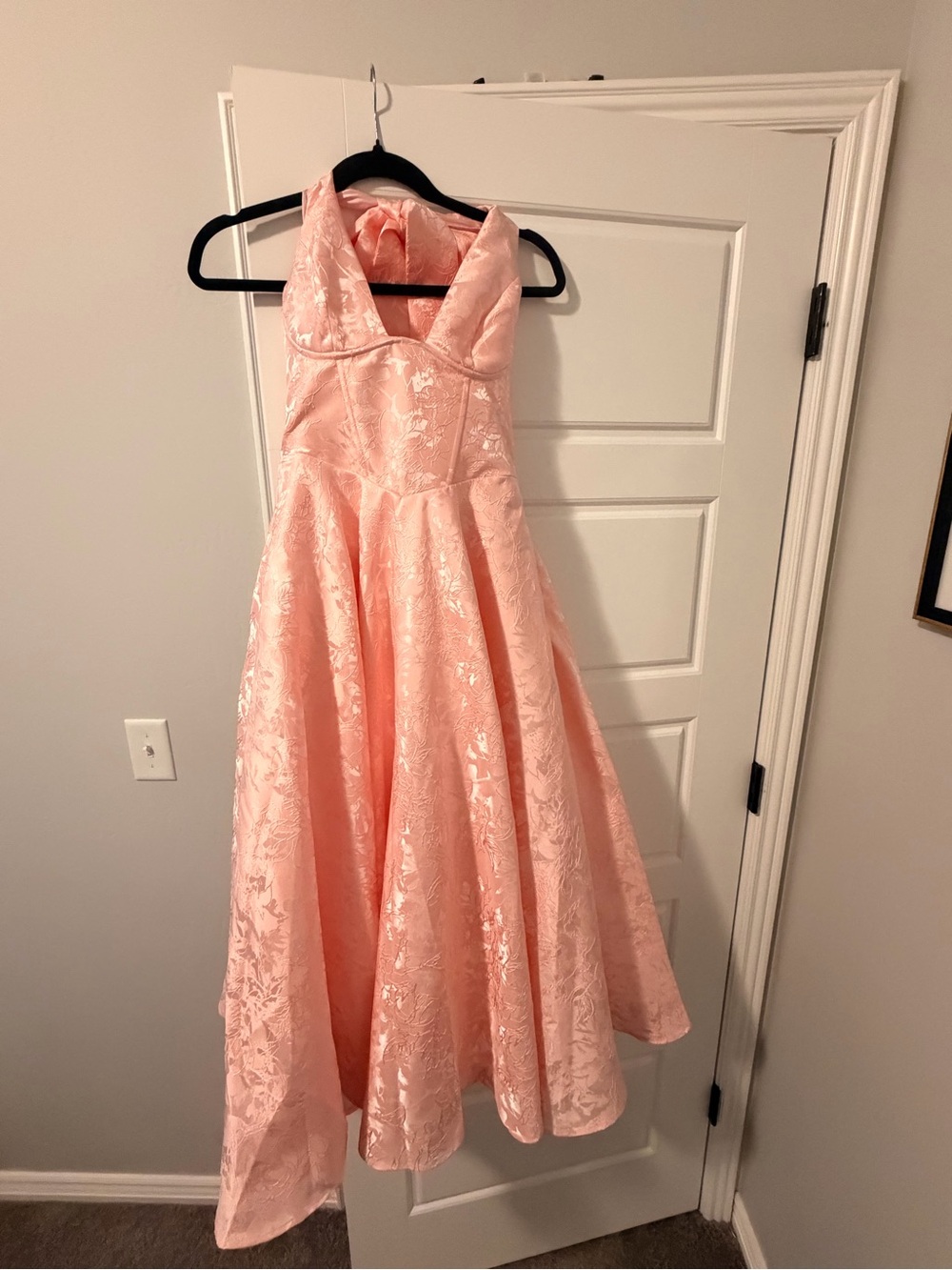 BabyBoo Halterneck Pink Dress - Picture 2 of 6